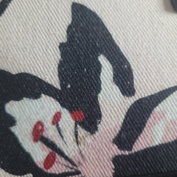 Kate Spade Bay Street Floral Rachelle Bag- Antilles Bubbles Tiger Lily Pink, Blk - Picture 11 of 16